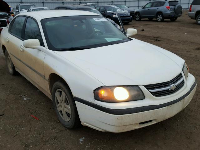 2G1WF52E859284126 - 2005 CHEVROLET IMPALA WHITE photo 1