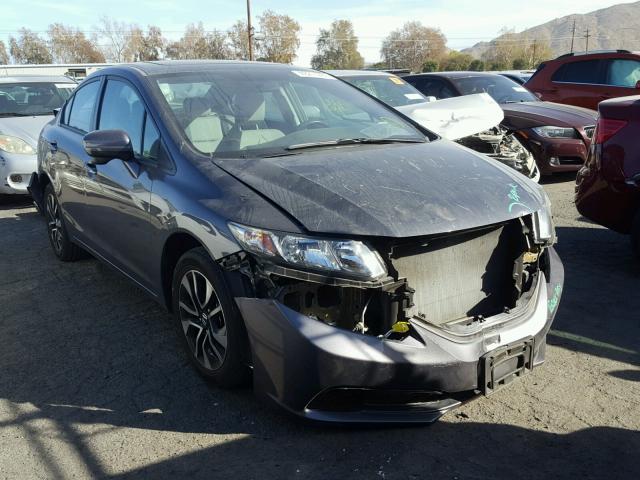 2HGFB2F87FH555563 - 2015 HONDA CIVIC EX GRAY photo 1