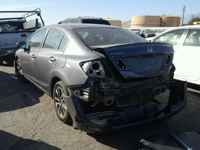 2HGFB2F87FH555563 - 2015 HONDA CIVIC EX 灰色 照片 3