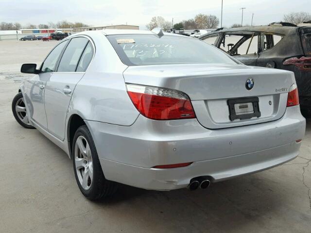 WBANW13588CZ83695 - 2008 BMW 535 I SILVER photo 3