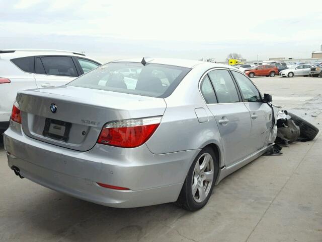 WBANW13588CZ83695 - 2008 BMW 535 I SILVER photo 4