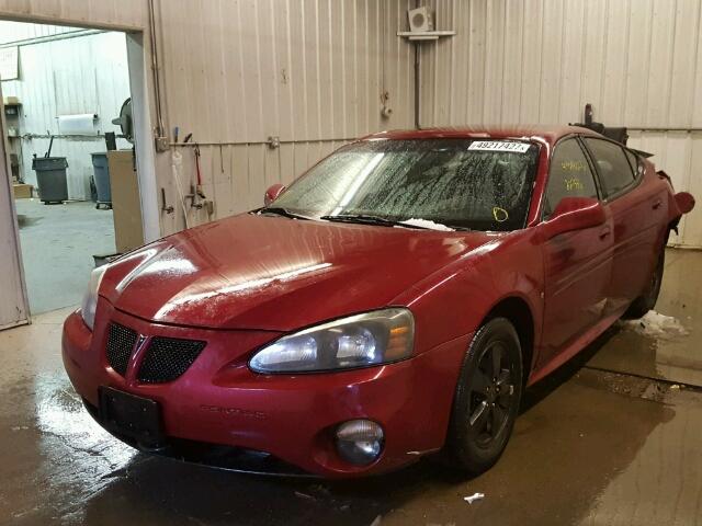 2G2WP552761117475 - 2006 PONTIAC GRAND PRIX MAROON photo 2