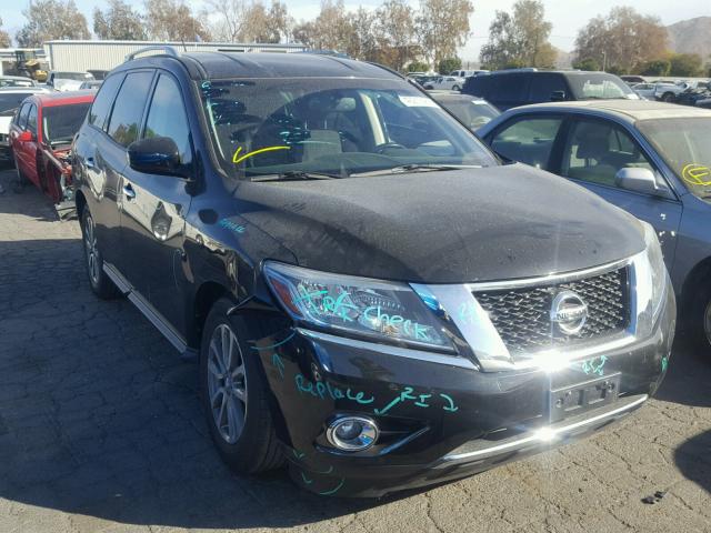 5N1AR2MN1FC616403 - 2015 NISSAN PATHFINDER BLACK photo 1