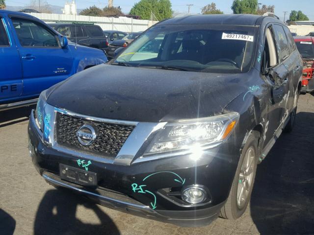 5N1AR2MN1FC616403 - 2015 NISSAN PATHFINDER BLACK photo 2