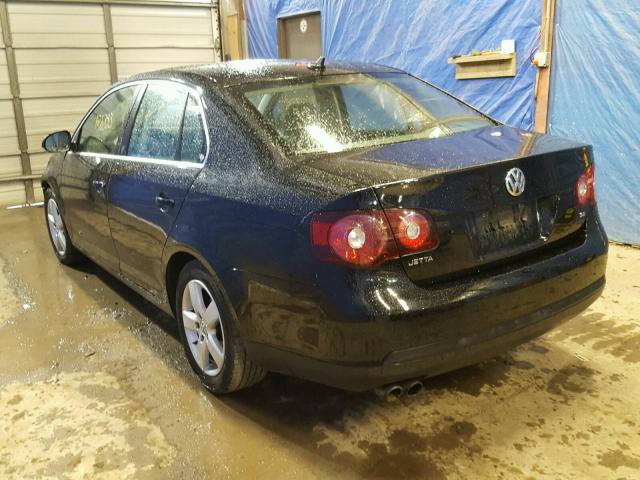 3VWRM71K59M051991 - 2009 VOLKSWAGEN JETTA SE أسود صورة 3