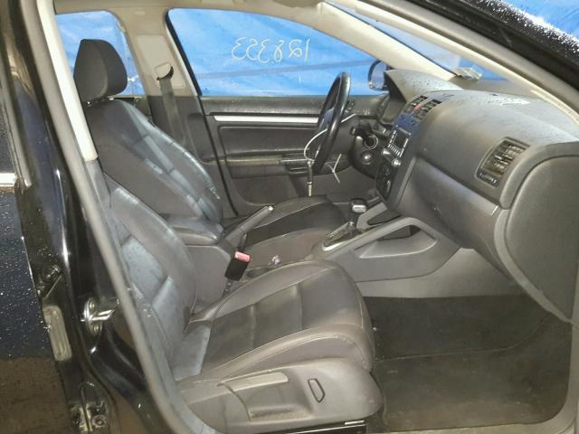 3VWRM71K59M051991 - 2009 VOLKSWAGEN JETTA SE أسود صورة 5