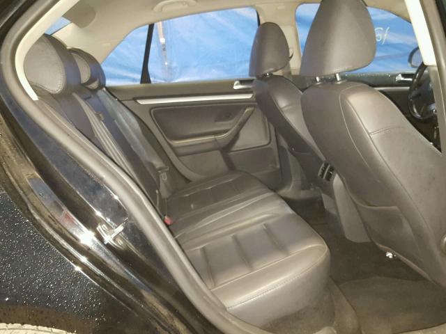 3VWRM71K59M051991 - 2009 VOLKSWAGEN JETTA SE أسود صورة 6