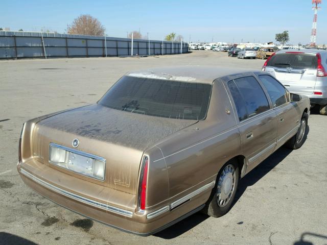 1G6KD54Y6XU729829 - 1999 CADILLAC DEVILLE GOLD photo 4