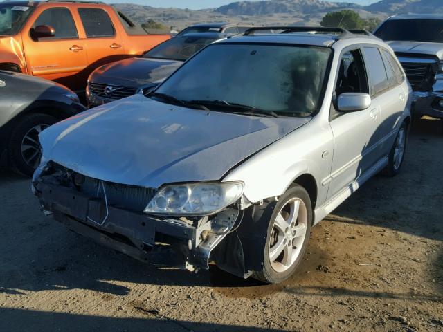 JM1BJ245331145555 - 2003 MAZDA PROTEGE PR SILVER photo 2