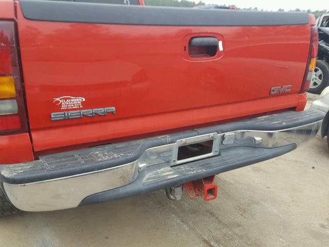 2GTEK19T9X1565932 - 1999 GMC NEW SIERRA RED photo 9