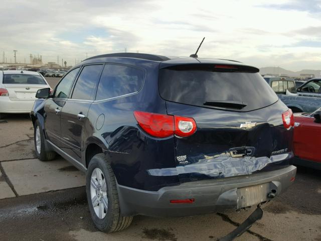 1GNLVGED9AS153394 - 2010 CHEVROLET TRAVERSE L BLUE photo 3