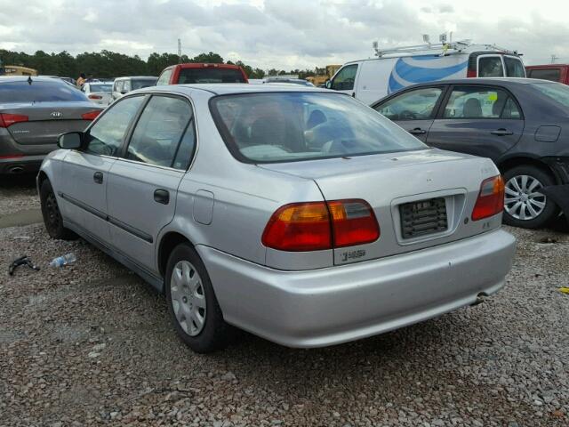 1HGEJ6677XL056778 - 1999 HONDA CIVIC LX SILVER photo 3