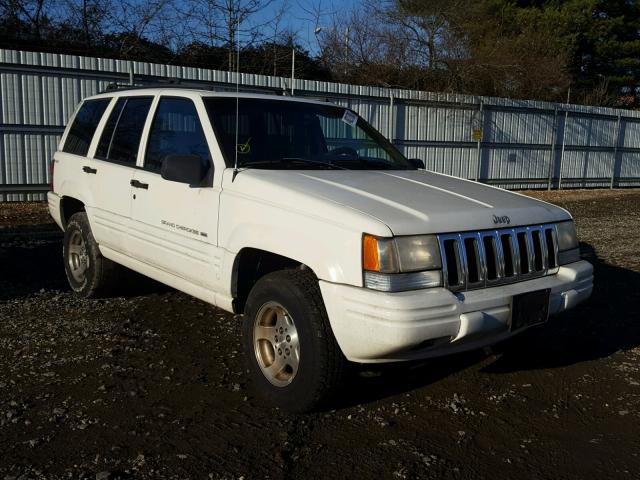 1J4GZ48SXWC362601 - 1998 JEEP GRAND CHER WHITE photo 1