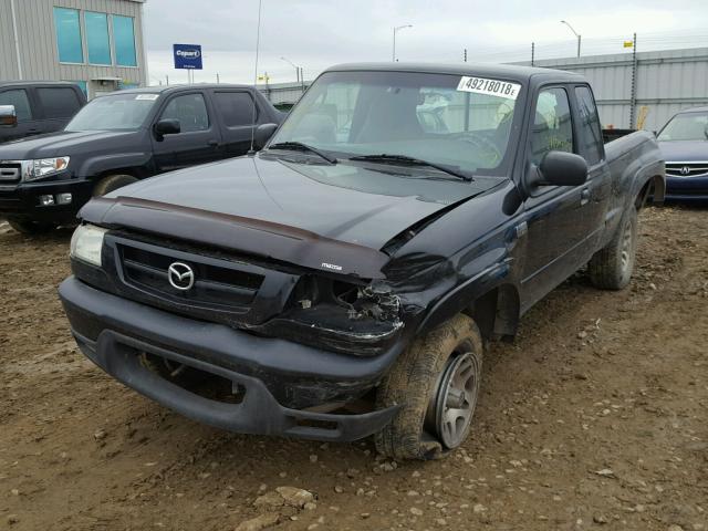 4F4YR46U63TM19409 - 2003 MAZDA B3000 CAB BLACK photo 2