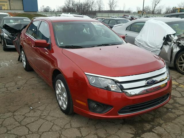 3FAHP0HAXBR126953 - 2011 FORD FUSION SE RED photo 1