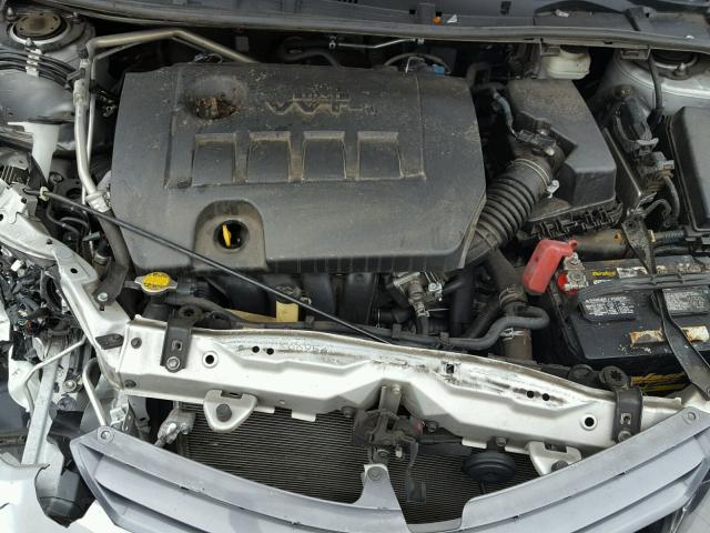 2T1BURHE3FC336306 - 2015 TOYOTA COROLLA L SILVER photo 7