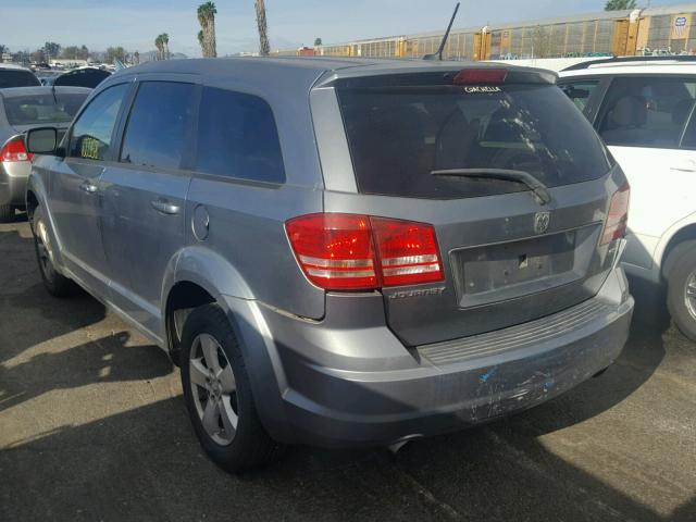 3D4GG57V69T246322 - 2009 DODGE JOURNEY SX SILVER photo 3