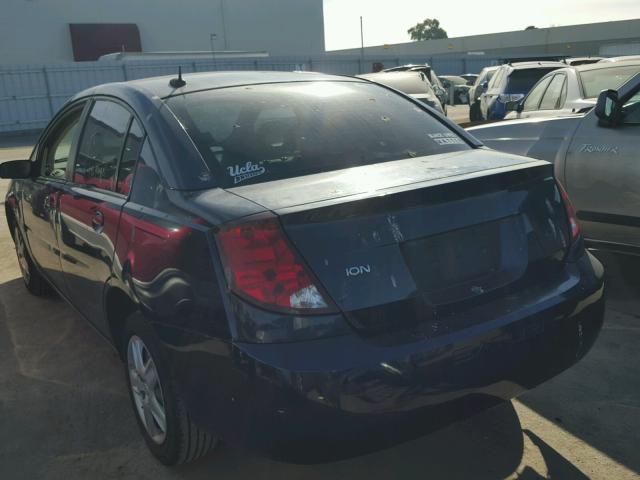 1G8AZ55F57Z147130 - 2007 SATURN ION LEVEL BLUE photo 3