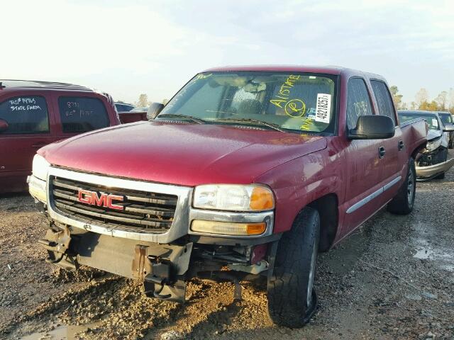 2GTEC13V361267205 - 2006 GMC NEW SIERRA MAROON photo 2