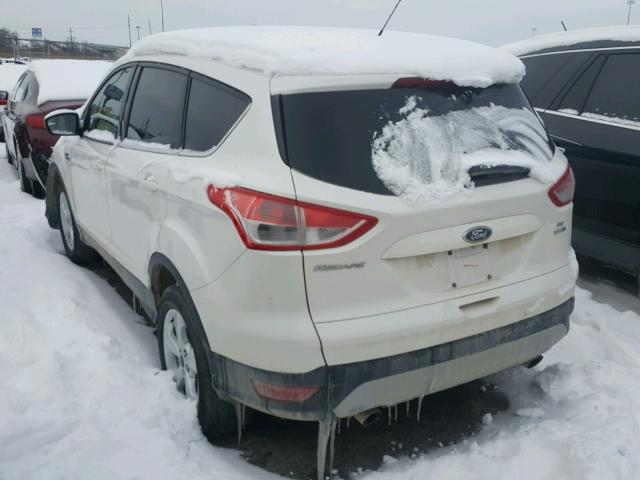 1FMCU9GX6EUD67831 - 2014 FORD ESCAPE SE WHITE photo 3