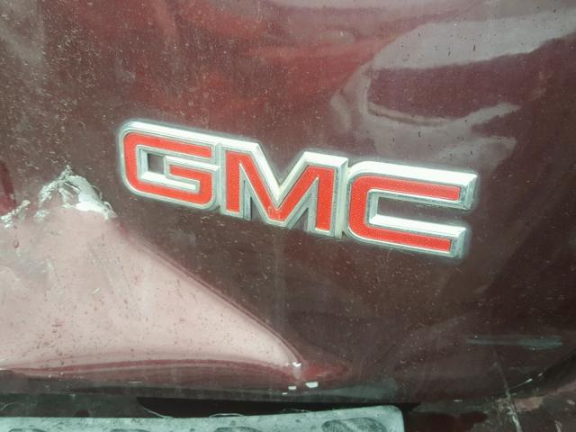 1GKDS13SX62302878 - 2006 GMC ENVOY MAROON photo 10