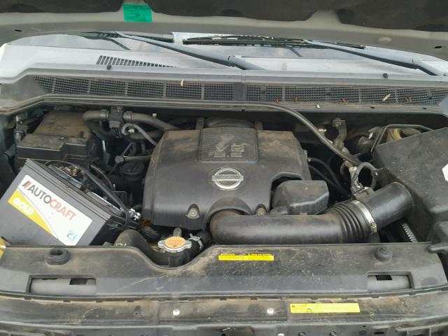 5N1BA08A97N712874 - 2007 NISSAN ARMADA SE SILVER photo 7