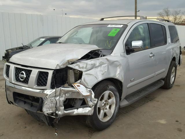 5N1BA08A97N712874 - 2007 NISSAN ARMADA SE SILVER photo 9