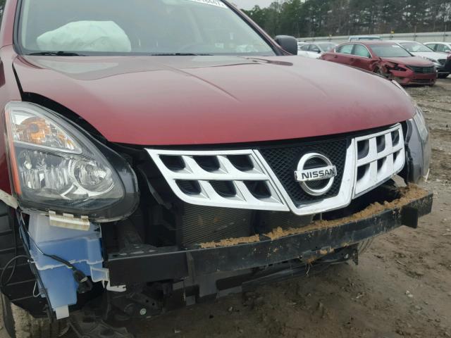 JN8AS5MT9FW669653 - 2015 NISSAN ROGUE SELE RED photo 9