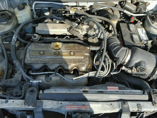 1MELM13P5VW634116 - 1997 MERCURY TRACER LS SILVER photo 7