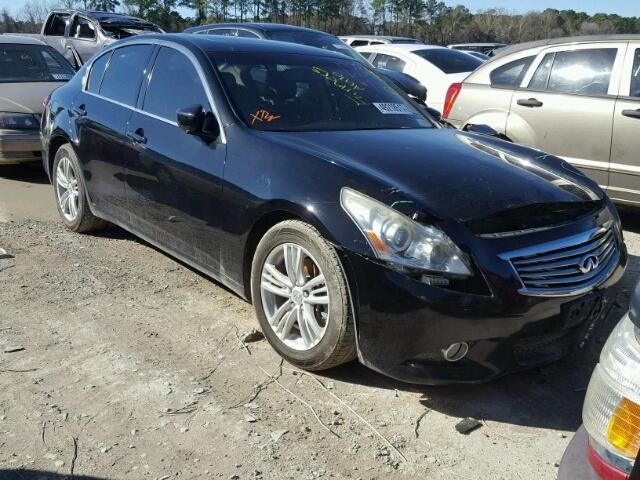 JN1CV6AP3BM300496 - 2011 INFINITI G37 BASE BLACK photo 1