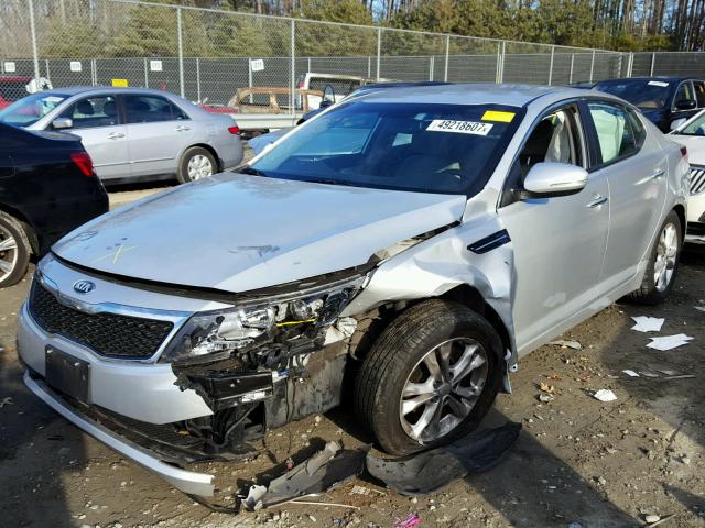 5XXGN4A73DG111827 - 2013 KIA OPTIMA EX SILVER photo 2