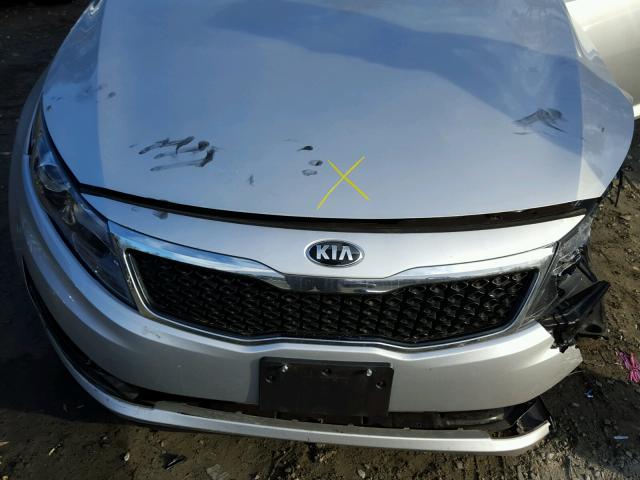 5XXGN4A73DG111827 - 2013 KIA OPTIMA EX SILVER photo 7