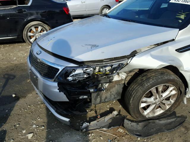 5XXGN4A73DG111827 - 2013 KIA OPTIMA EX SILVER photo 9