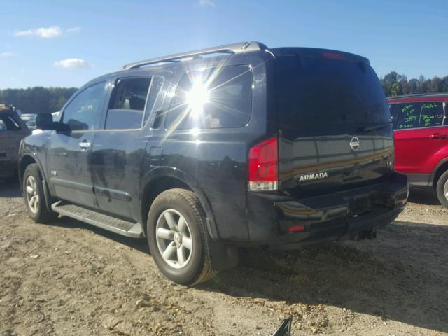 5N1AA08C08N606070 - 2008 NISSAN ARMADA SE BLACK photo 3