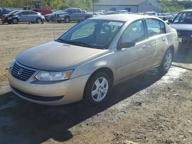 1G8AJ58F96Z129389 - 2006 SATURN ION LEVEL GOLD photo 2