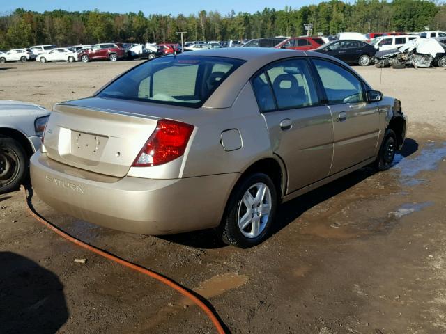 1G8AJ58F96Z129389 - 2006 SATURN ION LEVEL GOLD photo 4