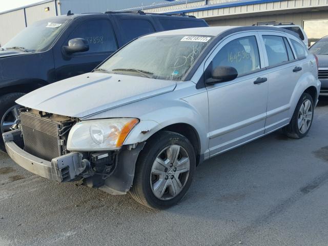 1B3HB48B07D510511 - 2007 DODGE CALIBER SX SILVER photo 2