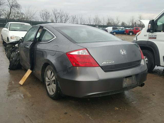 1HGCS1B76AA001867 - 2010 HONDA ACCORD EX GRAY photo 3