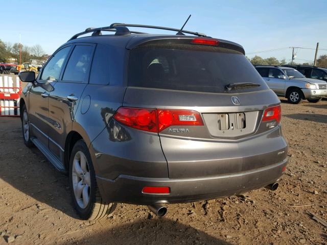 5J8TB18299A002454 - 2009 ACURA RDX GRAY photo 3