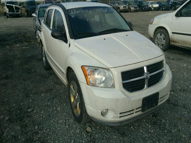 1B3CB4HA8AD596353 - 2010 DODGE CALIBER SX WHITE photo 1