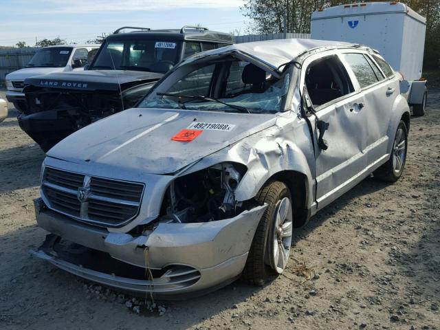 1B3CB4HA8AD663842 - 2010 DODGE CALIBER SX SILVER photo 2