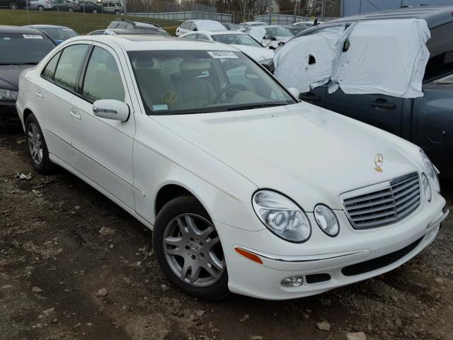 WDBUF65J63A187603 - 2003 MERCEDES-BENZ E 320 WHITE photo 1