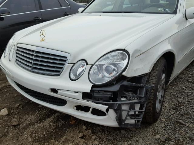 WDBUF65J63A187603 - 2003 MERCEDES-BENZ E 320 WHITE photo 9