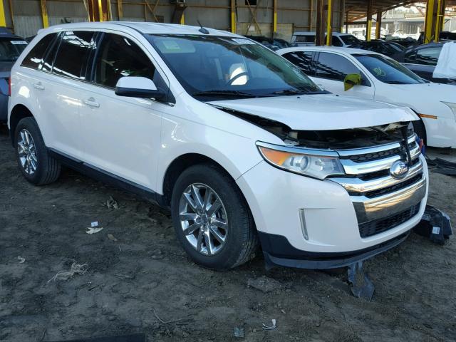 2FMDK3KC9CBA15986 - 2012 FORD EDGE LIMIT WHITE photo 1