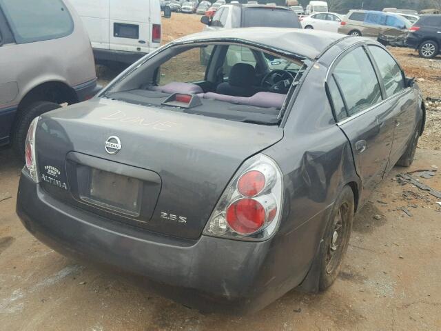 1N4AL11D05C103708 - 2005 NISSAN ALTIMA S GRAY photo 4