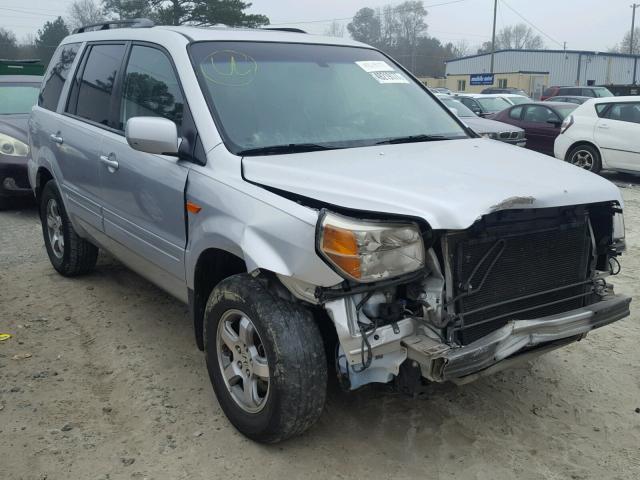 5FNYF28518B004259 - 2008 HONDA PILOT EXL SILVER photo 1