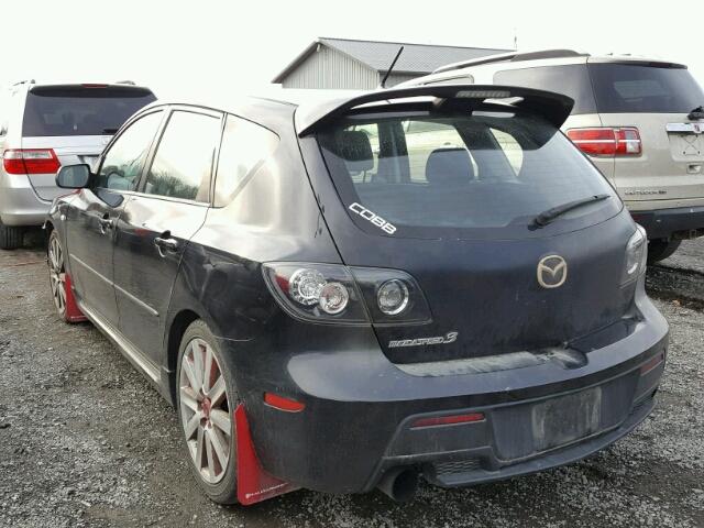 JM1BK34L771727102 - 2007 MAZDA SPEED 3 BLACK photo 3