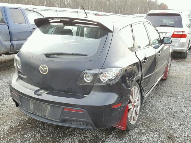JM1BK34L771727102 - 2007 MAZDA SPEED 3 BLACK photo 4