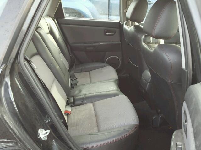 JM1BK34L771727102 - 2007 MAZDA SPEED 3 BLACK photo 6