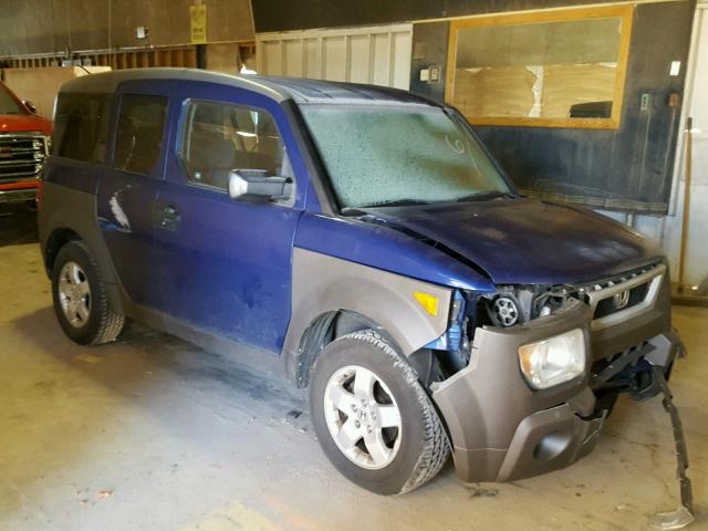 5J6YH28564L029265 - 2004 HONDA ELEMENT EX BLUE photo 1